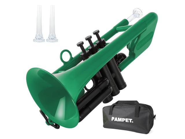 SEA LION Professional Plastic Bb Trumpet Set for Student Beginner (Green)