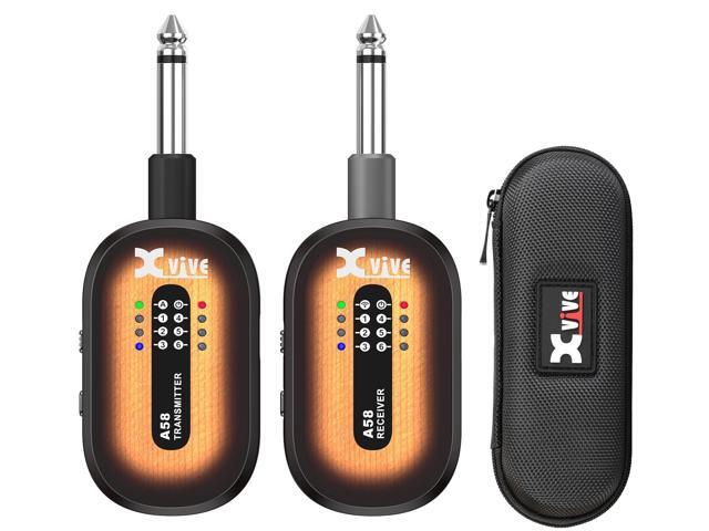 A58 Wireless Guitar System with 5.8GHz Transmitter and Receiver (Sunburst)