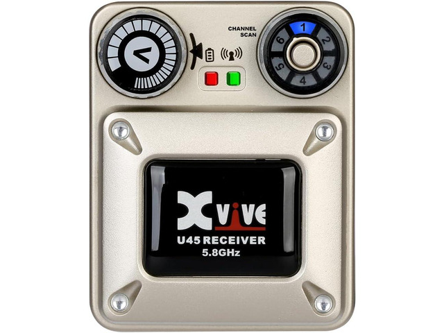 U45 Wireless in Ear Monitor System Receiver, 5.8ghz IEM System Receiver(Only) with Channel Scan Mode
