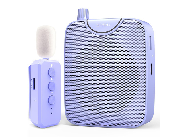35W Voice Amplifier for Teachers Bluetooth Wireless Lavalier Mic Portable Microphone and Speaker, Power Voice Amplifier Personal Clip on...