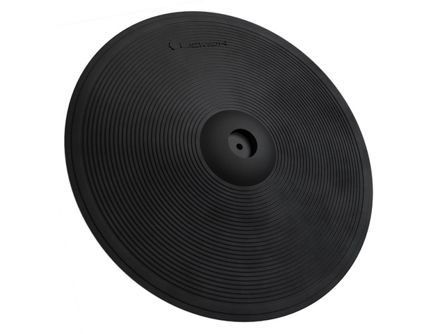 LE-20C3 20 inch Triple-Zone Electronic Ride/Crash Cymbal Pad with Bell and Edge Choke, Textured Rubber Rebound Surface, Compatible with...