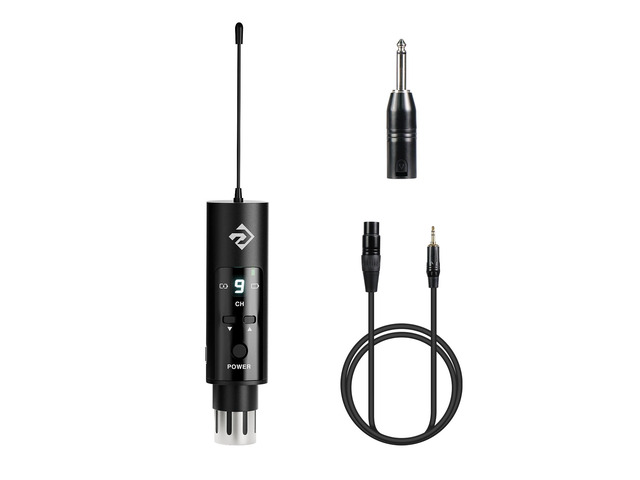 Portable in-Ear Monitor Transmitter PMT-P-900 24-bit/48kHz Digital Circuit, 16 UHF Channels, Rechargeable Battery, PDP-M Compatible, Stage...