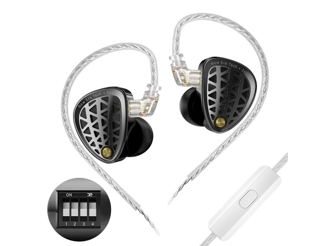 Zenith IEM Wired Earbuds, Full-Metal in Ear Monitor with Mic Sound Isolating Clear Sound & Deep Bass, Secure Fit Dynamic Driver Earphones for...