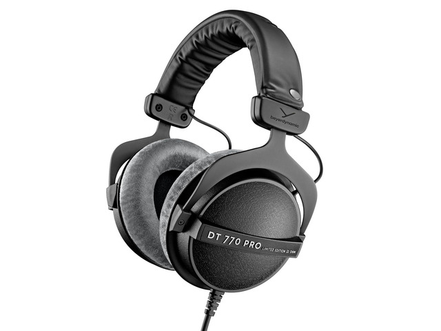 DT 770 Pro Studio Headphones (32 Ohm, Grey) Closed Back, Over Ear, Wired Professional Headphones, Mobile Recording, Podcast, Gaming, Limited...