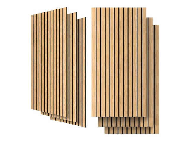 6 Packs Acoustic Panel,47.2 x 23.6 Inches Decorative Sound Proof Panel for Office,Home Theater,Studio,Khaki