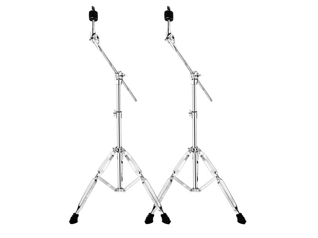 Cymbal Stand 2Pack Adjustable Cymbal Boom Stand 28'-47.2' for Drum Hardware Cymbal Pack Boom Stand for Ride and Crash Cymbals