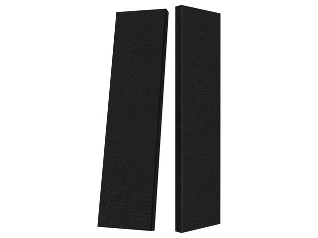 2 Thick Acoustic Panels with Hanging Brackets to the Wall, 2 PCS 47.2 x 11.8 Fiberglass Sound Absorbing Panels for Home Theater Church Office Wall...
