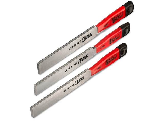Z-File Guitar Fret Crowning File Set of 3, Diamond Grit Original for Worn Frets, Centered for New Taller Frets, Safe Edge for One-Sided Cuts,...