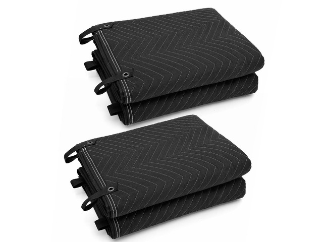2 Pack 72' x 40' Studio Large Sound Dampening Blanket, Sound Insulated Blanket Sound Absorbing Blanket with Grommets for Soundproofing Noise...