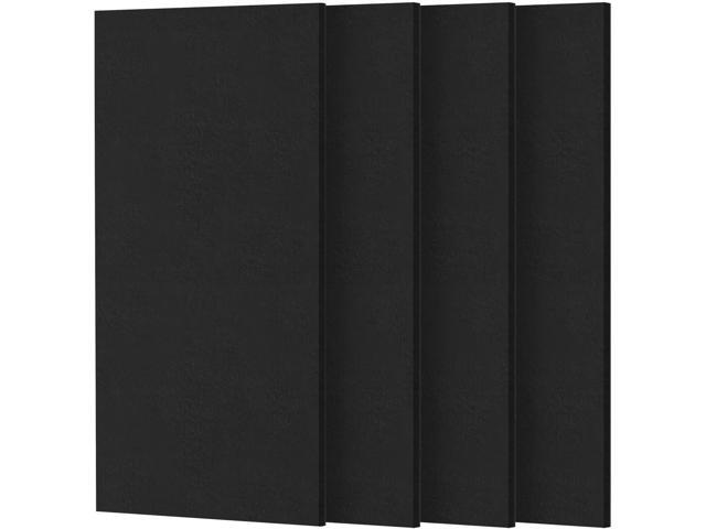 Large Acoustic Panels Self-Adhesive, 4PCS 44.1' x 21.7' Sound Absorbing Panel, Acoustic Wall Panels for Interior Wall Decor and Recording Studio...