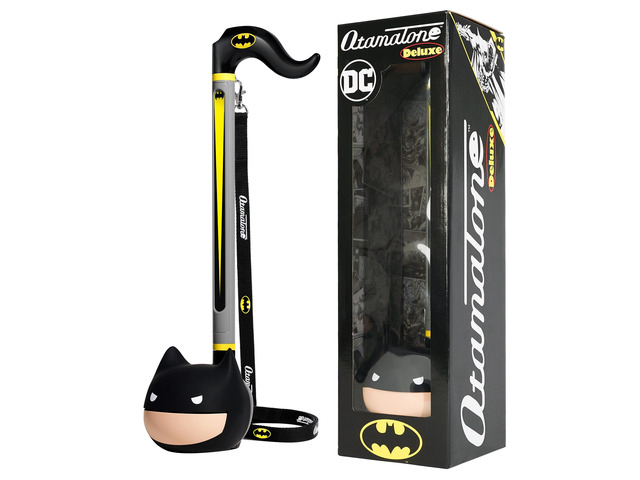 Deluxe DC Comics Synthesizer Musical Instrument - Batman Portable Digital Synthesizer from Japan by Maywa Denki with 3.5mm Aux Jack & Strap,...