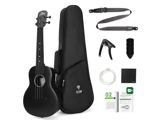 23' Carbon Fiber Concert Ukulele -Waterproof, Ultra-Lightweight (1.25 lbs),Beginner-Friendly Ukulele For Kids, Ideal For Professionals & Outdoor...