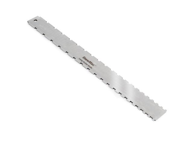 Precision Notched Straightedge for Guitar - Stainless Steel Machined Guitar Straight Edge Tool - 2-in-1 Tool for Checking Fretboard Flatness & Fret...