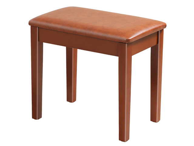 Piano Stool, Solid Wood Frame, Padded Cushion, 13.21'x21'x18.2' Brown, Real Wood Build, Cushioned Seat, Chair, for Home, Practice, Studio,...