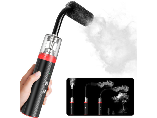 Portable Mini Fog Machine, Handheld Smoke Machine with Remote 3 Adjustable Modes, Small Fogger Maker for TikTok Live Streaming, Youtube Short...