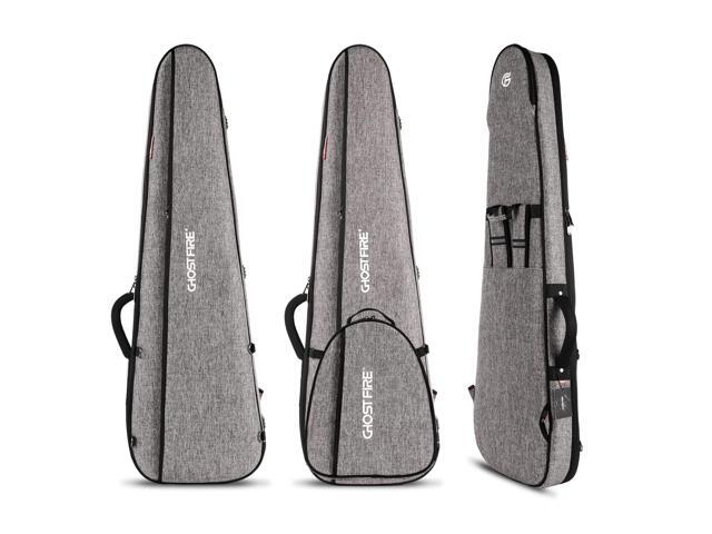 Super Thick High-End Bass Gig Bag for Precision/Jazz Bass, Grey Padded Electric Bass Case for Precision/Jazz Bass,Waterproof Bass Bag with...