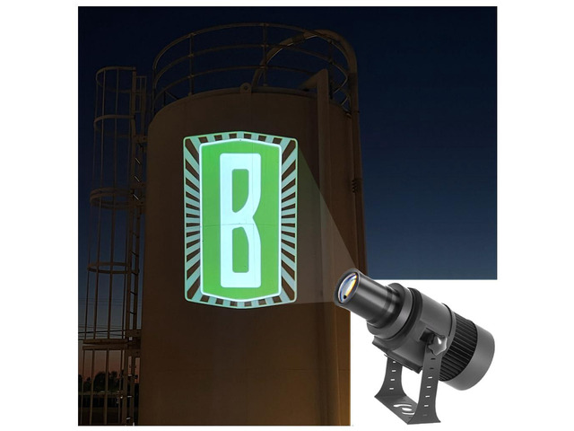 110W Custom GOBO P Led Logo Lights Image for Store Business Outdoor and Indoor I Waterproof with Remote Control (110, Watts)