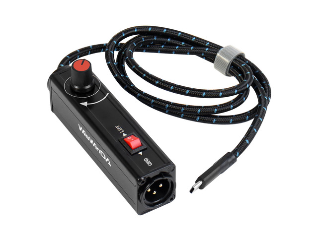 Pro101C Type-C/USB-C to XLR Isolation Box with Volume Controller and Ground Lift Switch Build-in Cord Length 3.3ft with USB-C Plug (Pro 101C)