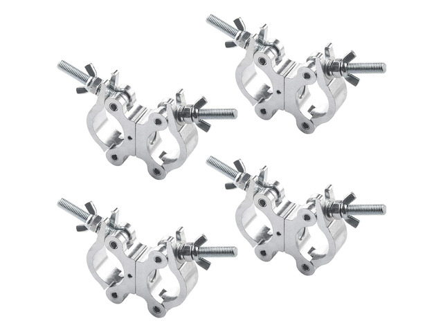 Stage Lighting Equipment & Accessories,Twist Paired Aluminum Cclamp Scaffolding Heavy Duty Truss Clamps Adjustable 40-52mm/1.57-2.05 inches (4pack...