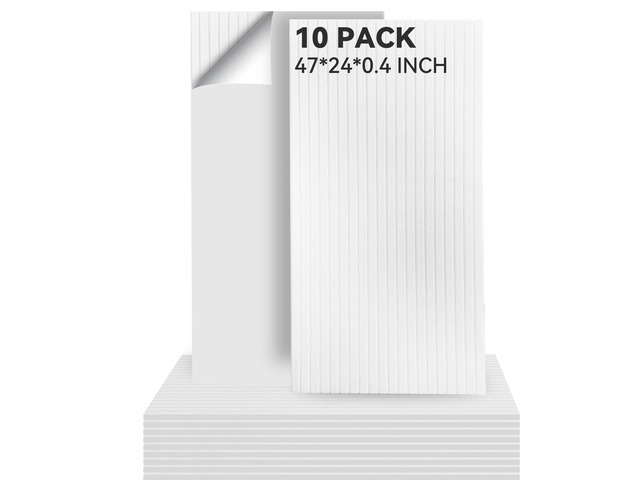 10 Packs Acoustic Panels,Large 47' X 24' X 0.38' Soundproof Wall Panels,Self-adhesive Sound Absorbing Dampening Panel,Sound Proof Panels for Walls...