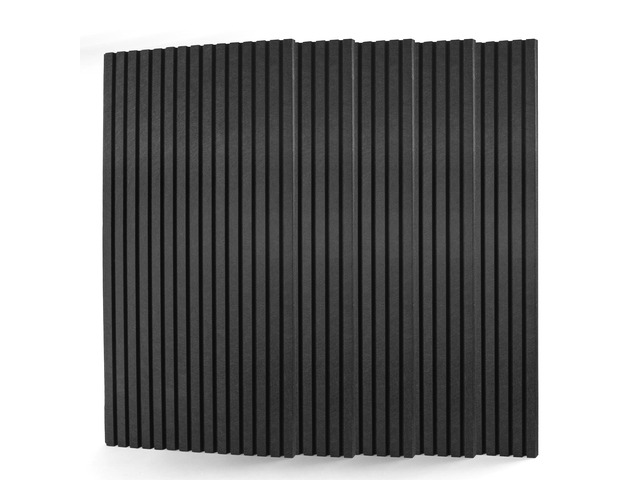 Acoustic Panels, 48' X 24' X 0.71', Black, 5 Pack Soundproof Wall Panels, Self Adhesive, High Density Sound Absorbing, Acoustic Treatment for...