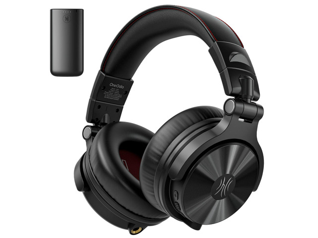 Studio Max 2 Wireless Dj Headphones, 9ms Latency, Studio LDAC 120H playtime, Hi-Res audio, Bluetooth 6.0 and 3.5/6.35mm for DJing, guitar,...