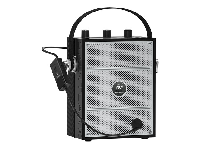 Bluetooth 5.3 Voice Amplifier with Wireless Microphone Headset S98 Personal Wireless amplifier Mic for Teachers,40W Loudly Portable Megaphone Pa...