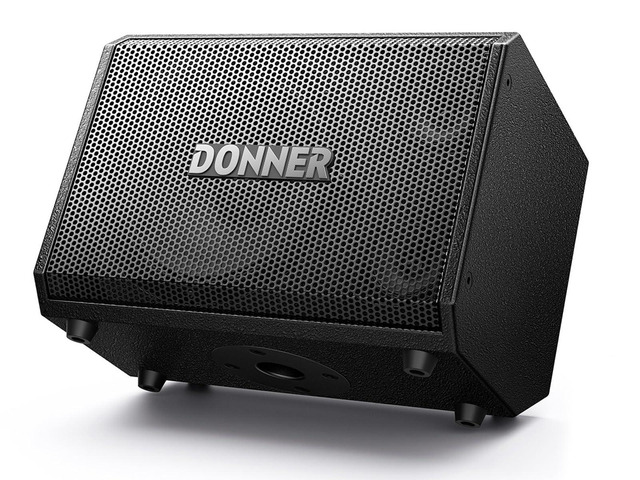 MT-1 Portable PA System, 300W Wireless BT Speaker Sound Amplifier, 4-6h Outdoor Use, with Two 2.5' Trebles, 8' Woofer, Support TRS 6.35/USB/AUX/Mic...