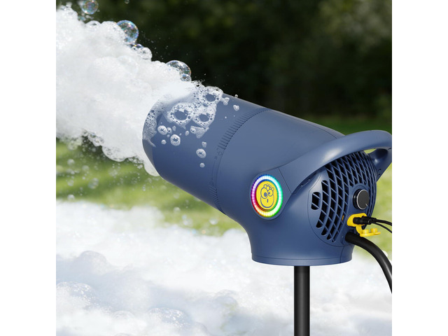 Party Foam Cannon, 3 Modes Foam Machine for Party, Adjustable Wind Speed Detachable Front Barrel, Foam Making Machine for Garden Backyard Pool...