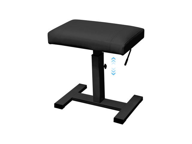 Height Adjustable Keyboard Bench Hydraulic Lifting Smooth Piano Bench 19.3' x 12.2' PU Leather Seat Keyboard Chair Heavy Duty Piano Stool with...