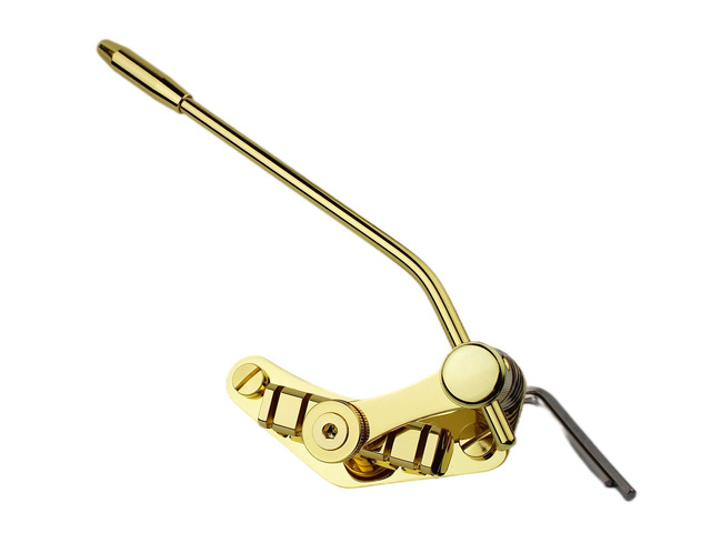 Tune-O-Matic Style Electric Guitar Bridge Stop Bar Tailpiece Tremolo Compatible with LP SG Guitars TM85, Gold
