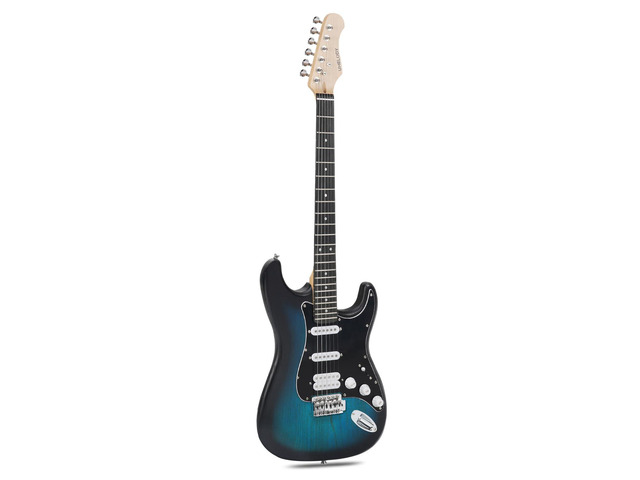 UST-150 Beginner Electric Guitar, Lightweight ST Style Guitar with Matte Natural Finish, Easy to Play for New Players, Perfect for Home Practice,...