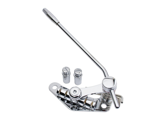 Tune-O-Matic Style Electric Guitar Bridge Stop Bar Tailpiece Tremolo Compatible with LP SG Guitars TM85, Chrome