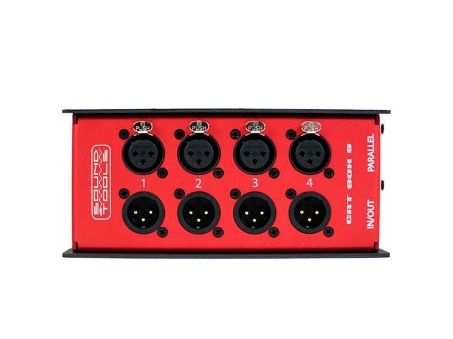 CAT Box 8 Analog Audio Over CAT Stagebox 4 Male, 4 Female XLR Passive Audio DMX AES3 COM Transport etherCON Daisy Chain Analog Audio Over Cat... CAT Box 8 Analog Audio Over CAT Stagebox 4 Male, 4 Female XLR Passive Audio DMX AES3 COM Transport etherCON Daisy Chain Analog Audio Over Cat...