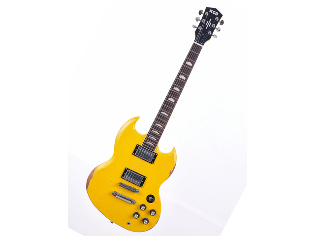 Relic Electric Guitar,Solid Body Electric Guitar With Mahogany Body and Neck,Rosewood Fingerboard,Bone Nut,SG style 6-String...