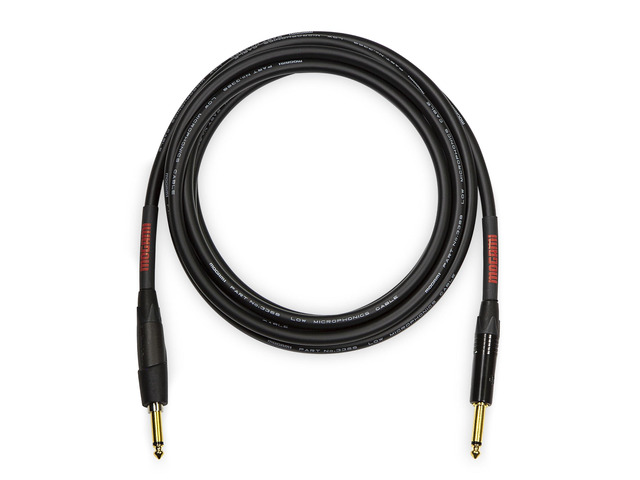 OD GTR-20 Overdrive Guitar Instrument Cable, 1/4 TS Male Plugs, Gold Contacts, Straight Connectors with silentPLUG, 20 Foot