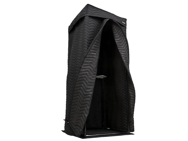 Portable Vocal Booth for Recording, Home Studio Booth for Voiceover Heavy Acoustic blankets, dense fiberfill, echo reduction & sound absorption...