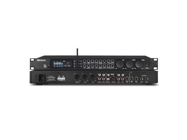 KT900DSP Feedback Suppressor Preamp Preamplifier Karaoke Effector Digital Pre-stage Effector Anti-howling Audio Processor Echo USB MP3 Bluetooth...