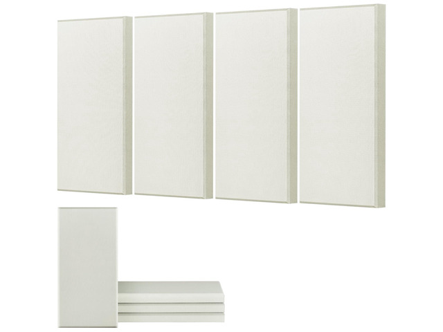 4 PCS Acoustic Panels, 2 inch Thick 23.6 x 11.8 inch Fiberglass Sound Absorbing Panels, Self-adhesive Soundproof Wall Boards, for Studios, Office,...
