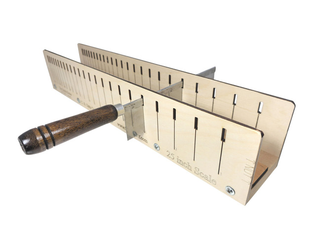 The Quick-Slotter Fret Miter System & Saw - 25.5-inch Scale Length - Perfect Fret Slots Every Time