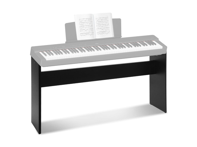 L85 Piano Keyboard Stand,Wooden Furniture Keyboard Piano Stand for Adult Compatible for Yamaha P71/P45/P-125/P-128/P35 Digital Piano 88 Keys,Black