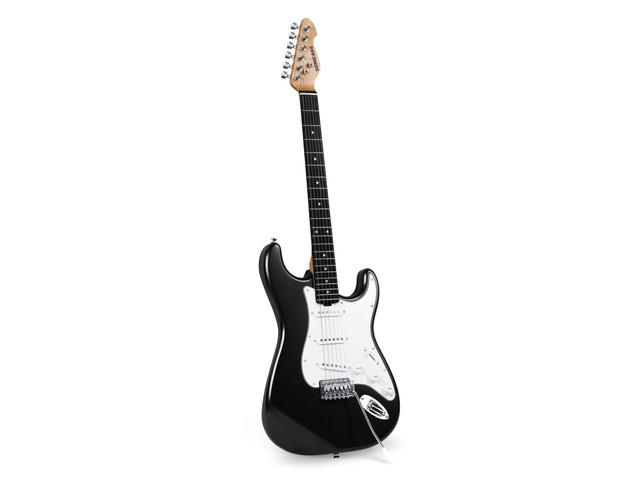 Electric Guitar, 39' Beginner Electric Guitar, Classic SSS Pickup, Tremolo Bridge, Full-Size Lightweight Body, Rounded Fret Ends, Heel Adjustment...