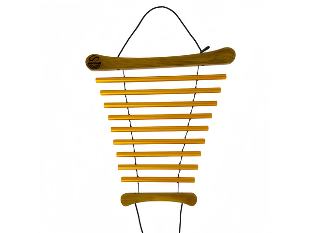 Handy Chime with Mallet for Relaxing Sound Bath Meditation Yoga Class Energy Refresh 9 Tone Swing Chime Sound Healing Instrument