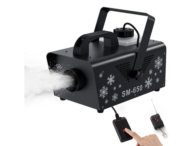 650W Snow Machine Christmas Gift Snow Maker Machine,Artificial Snow Making Machine Snowflake Machine,Snow Machine Indoor with Remote Snow Machines...