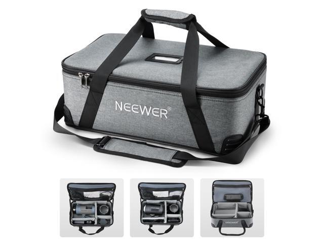 Carrying Bag with Movable Foam Padded for Studio Light Q300 Vision 4 ML300 CB60B RGB CB60 MS60B MS60C MS150B, Durable Oxford Cloth Transit Bag...