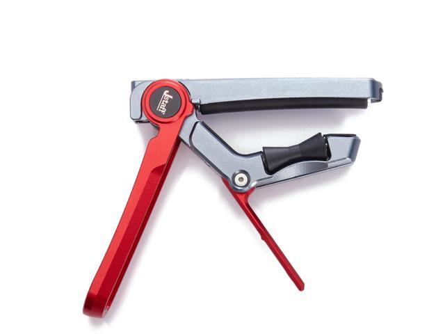 2025 Upgrade Rolling Guitar Capo, Aluminum Alloy - CNC Metal Carving Capo for Acoustic and Electric Guitars, Unique Folding and Hiding Design,...