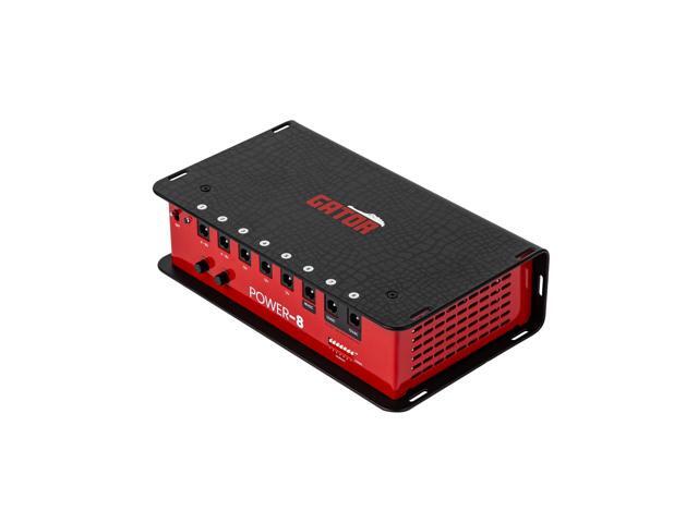 Cases Guitar Effects Pedal Power with 8 Isolated Outputs Maximum Output Current: 1600mA (GTR-PWR-8)