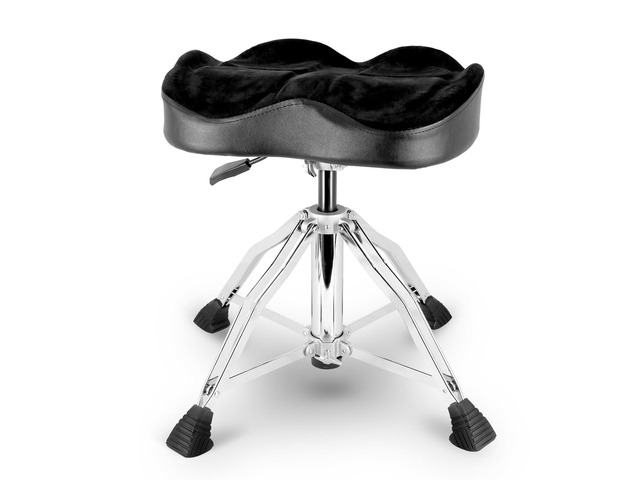 Hydraulic Drum Throne Height Adjustable Drum Throne Heavy Duty Drum Thrones Seat Airlift Drum Stool 3.9 inch Thick Padded Drum Chair 4 Legs Drum...