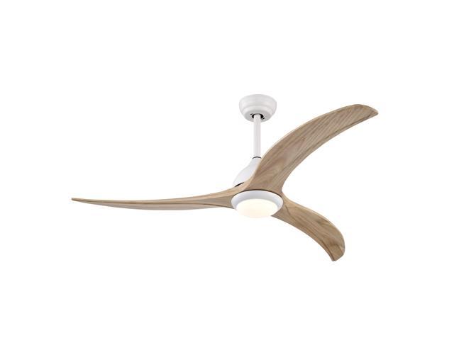(Same SKU W1592P176976) 52' Ceiling Fan, Solid Wood Blades Ceiling Fan With Light with Remote Control, Noiseless Reversible Motor, 6 Speed,3 Color...