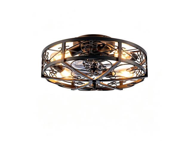 20'' Mounting Type Ceiling Fan ,Reversible Motor, DC Remote Control,6 Speed Ceiling Fan,Timing, for Living Room, Bedroom, or Dining Room-NOT...